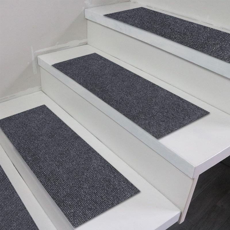 1PC Washable Anti Slip Stair Treads Self Adhesive Carpet Runner Reliable Wear Resistant Step Mats for Indoor Wooden Stair Protec