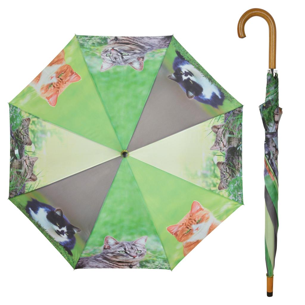 Umbrella With A Cat Motif