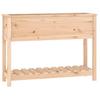 VidaXL Planter with Shelf 111.5x34.5x81 Cm Solid Pine Wood 823766