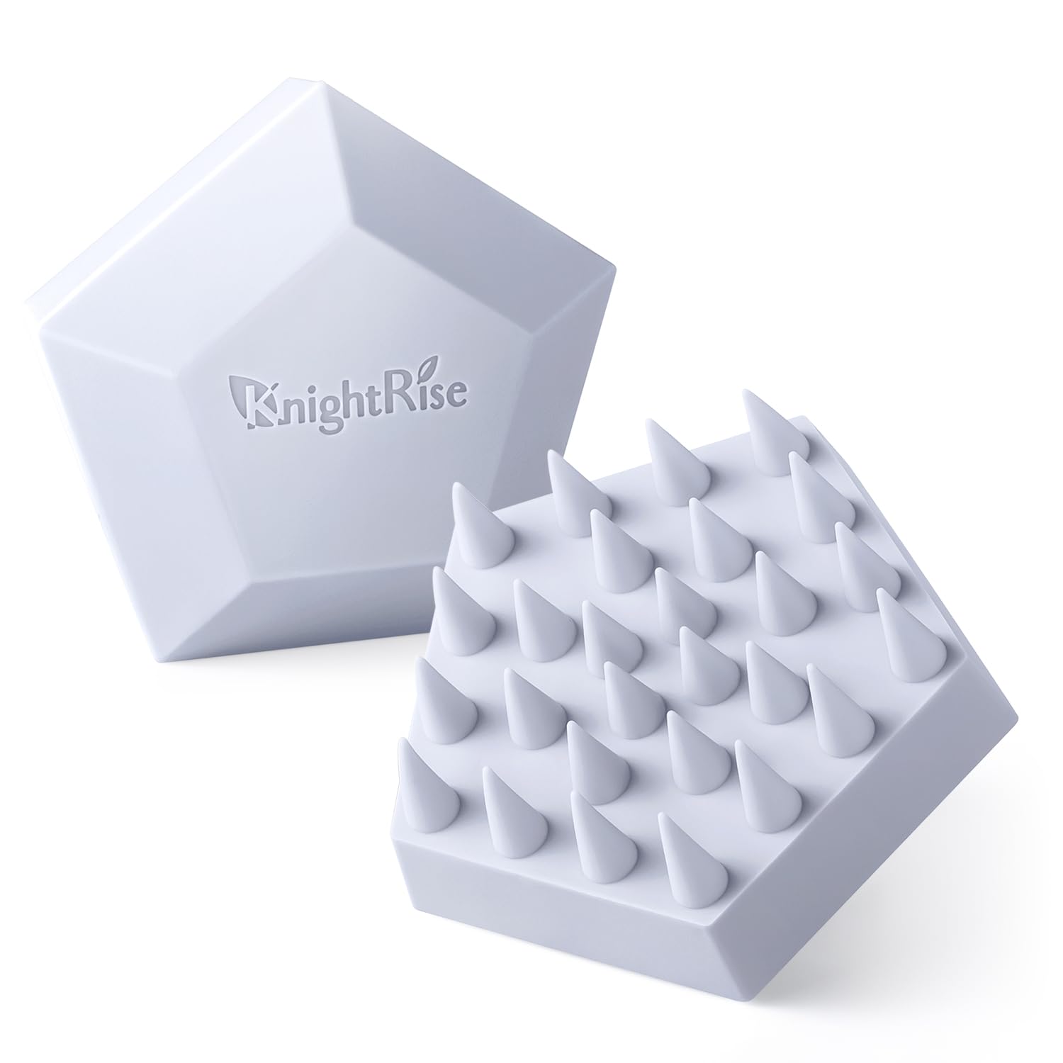 

KnightRise Shampoo Brush, Scalp Brush, and Scalp Massager (Light Blue) - Professionally Supervised by a Hairstylist