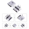 10X Micro Usb 2Pin 90 Degrees B Type Female Connector For Mobile Phone Connector