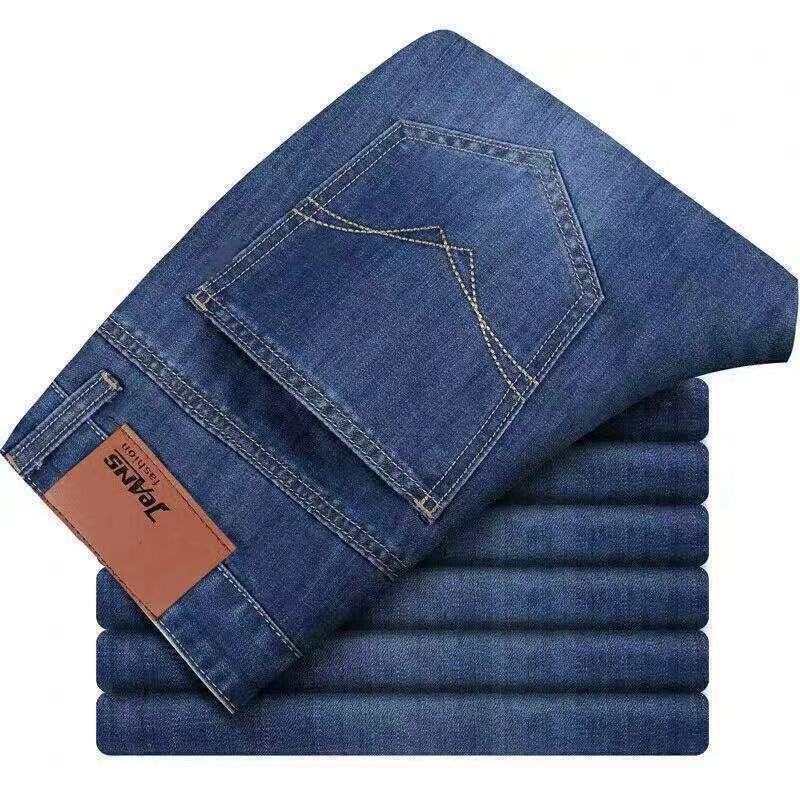 Wiosenno-letnie męskie dżinsy Prosto Luźne Luźne Dziki Trend Duże rozmiary Casualowe spodnie ogrodniczki