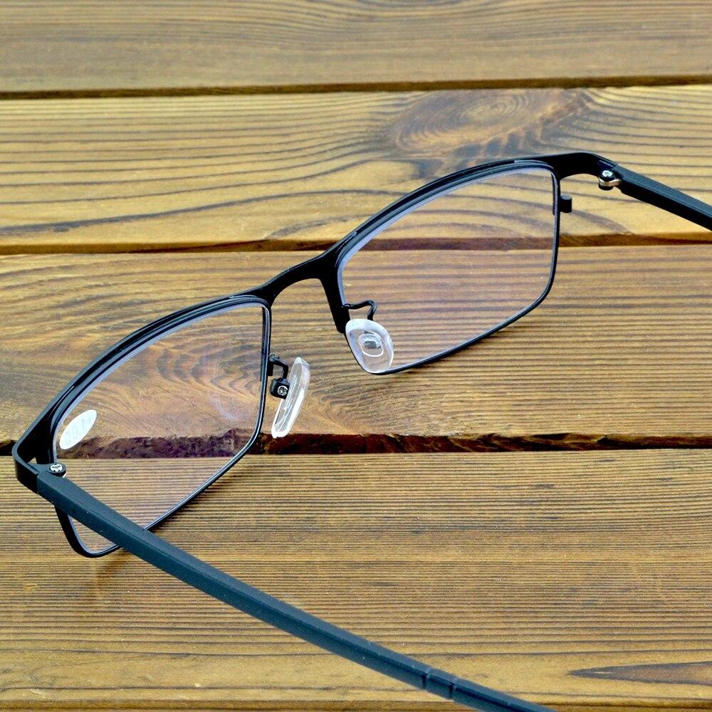 Clara Vida Progressive Full Rim Black Multifocal Reading Glasses +1 to +4