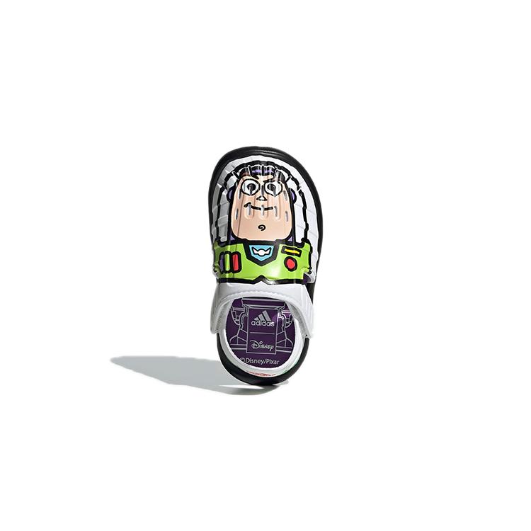 Disney x Adidas Pixar Buzz Rakeťák Nízké boty pro batolata Bílé Černé Kojenci a Batolata GY5439