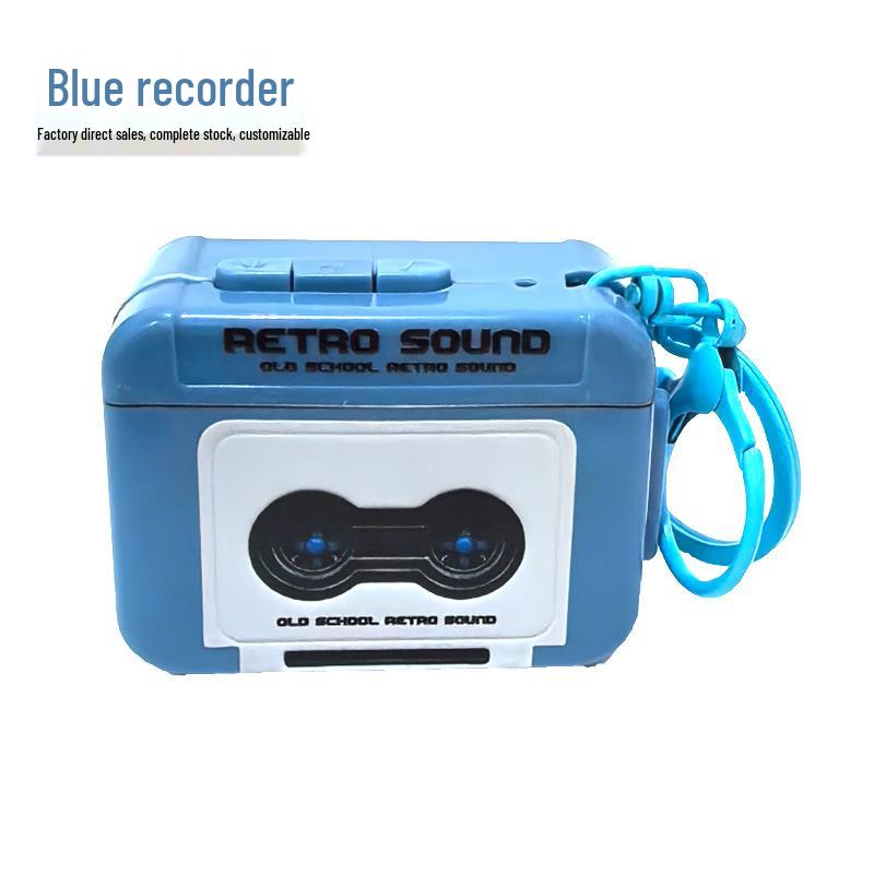 Retro Kassettenrekorder Walkman Schlüsselanhänger: Mini Musikplayer & Aufnahmegerät