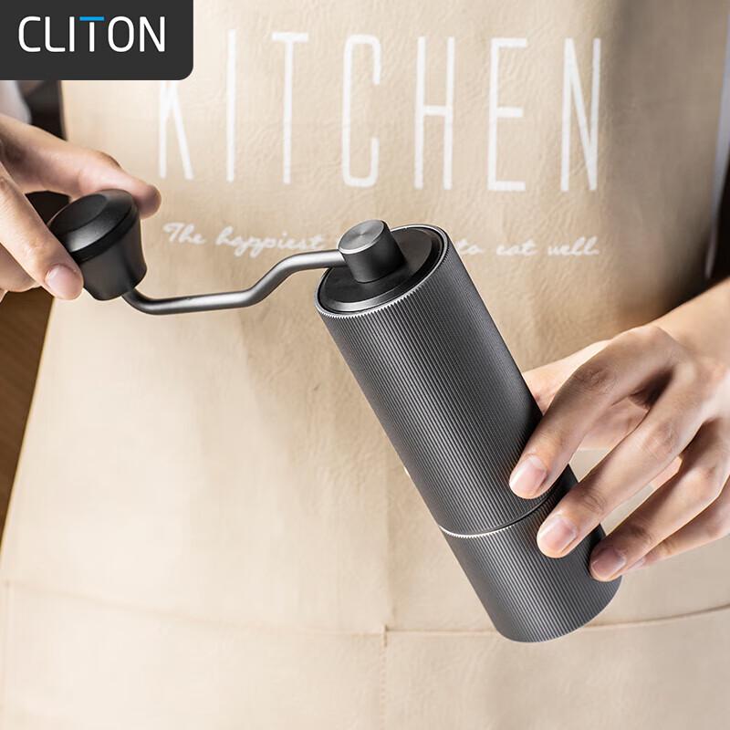CLITON Manual Coffee Grinder with Steel Core