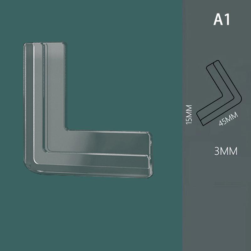 

4 шт. силиконовые защитные уголки для мебели, алюминиевые уголки