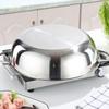 ZISIZ Thickened 304 Stainless Steel Hot Pot