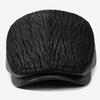 HT4845 Mens Beret Thick Warm Autumn Winter Hat Male Ivy Flat Cap Retro Beret Hat with Ear Flaps Dad Father Grandfather Beret Cap