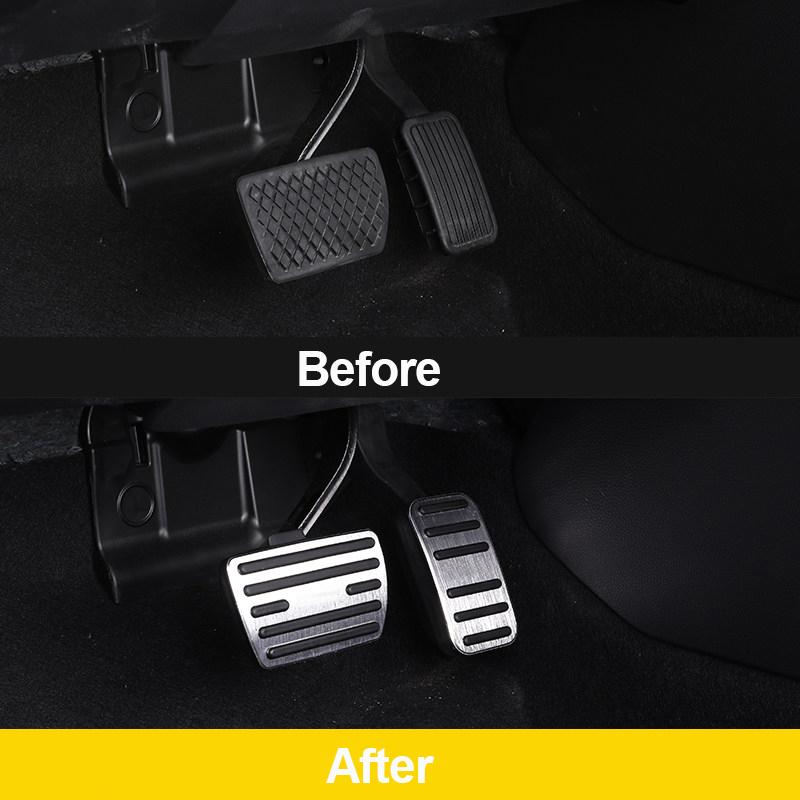 Aluminiumlegering Auto Voetpedaal Cover Voor Honda Civic 11 2016-2022 Brandstof Accelerator Gas Rem Pedaal Pad Accessoires