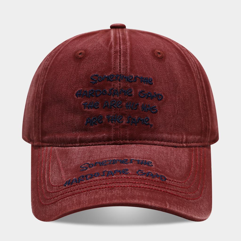 European and American Fashion Letter Embroidery Soft Top Baseball Cap Men and Women Outdoor Street Trend Versatile Leisure Sports Sun Hat