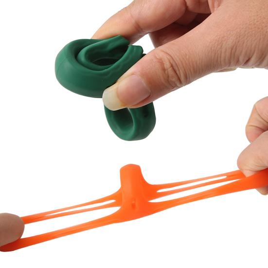 Penisring Ergonomisk høy elastisitet Ikke-vibrerende Gjenbrukbar Enkel å bruke Forbedre sexglede Myk silikonhane/penisring hanneforsyning