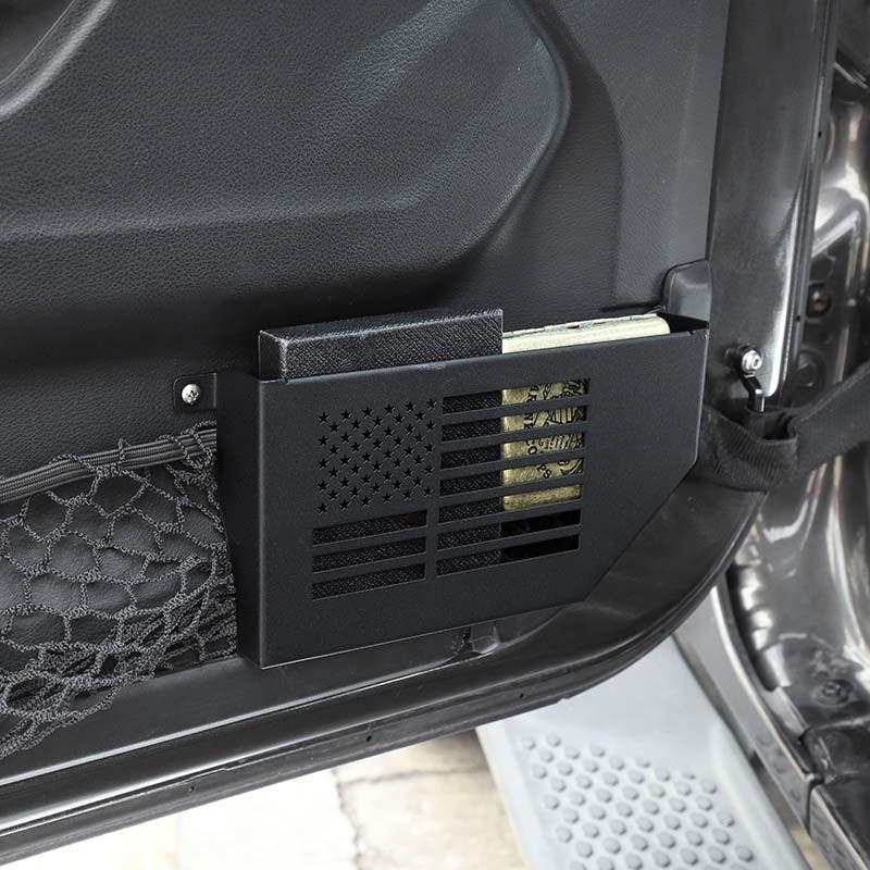 Front Door Pocket Storage Box For Jeep Wrangler JL For JT Gladiator 2018-2023 Organizer Container Stowing Tidying Accessories