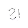 4pcs Stainless Steel Hooks Cabinet Door Back Clothes Towel Holder S-Shape Kitchen Bathroom Organizer Rack Bathrobe Hanger