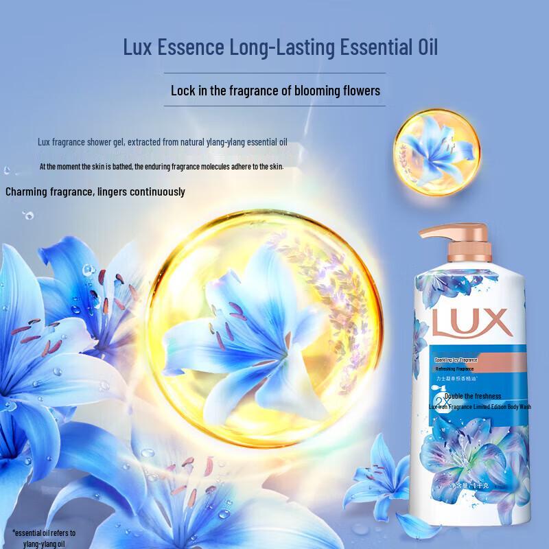 Lux Shimmering Ice Cool Shower Gel Set