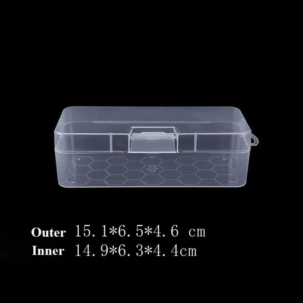 High Quality Square Transparent Storage Box Plastic Transparent Jewelry Beads Container 3 Sizes Small Items Case Packing Boxes 728₽