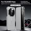 Genuine Leather Flip Cover Case For HUAWEI Mate 70 Pro RS Mate 60 Smart View Wake Sleep Call ID Display