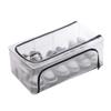 Waterproof PVC Foldable Underbed Shoe Box with Transparent Lid & Steel Frame