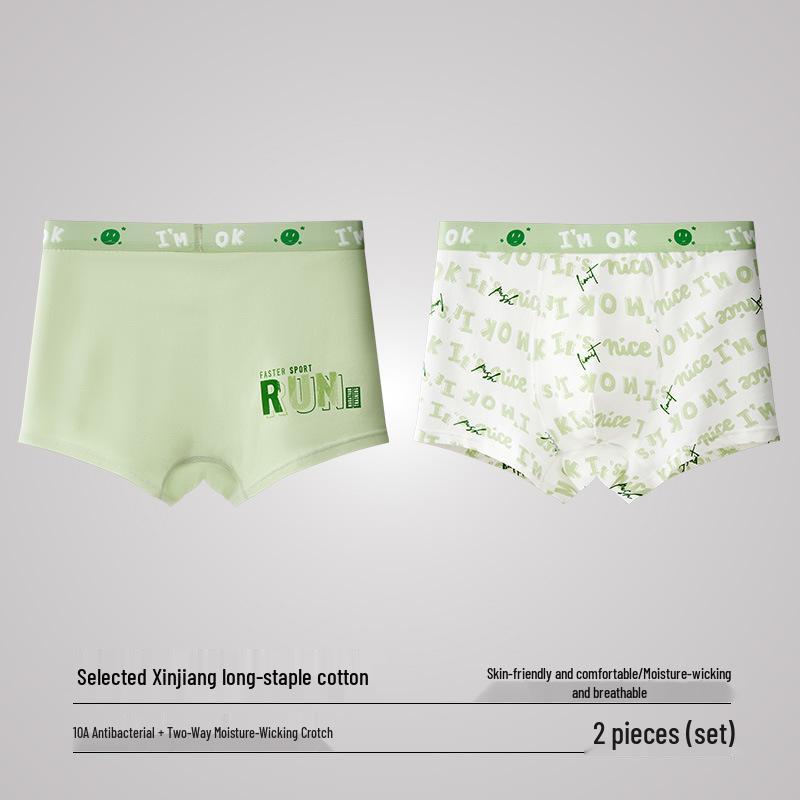 Pure Cotton Teen Boys' Boxer Briefs (Ages 12-18) - Comfortable Underwear for Growing Boys