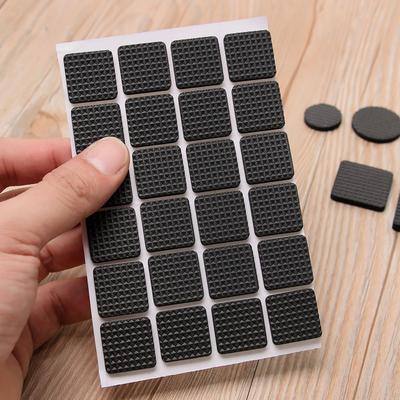 1/2/6/15/24PCS Soft Bumper Chair Fittings Table Anti-slip Mat Anti Noisy Floor Protector Furniture Leg Pads