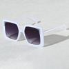 High Quality High End Designer Style Retro Edgy Punk Trendy Oversized Square Shaped Female For Both Male Sun Glasses