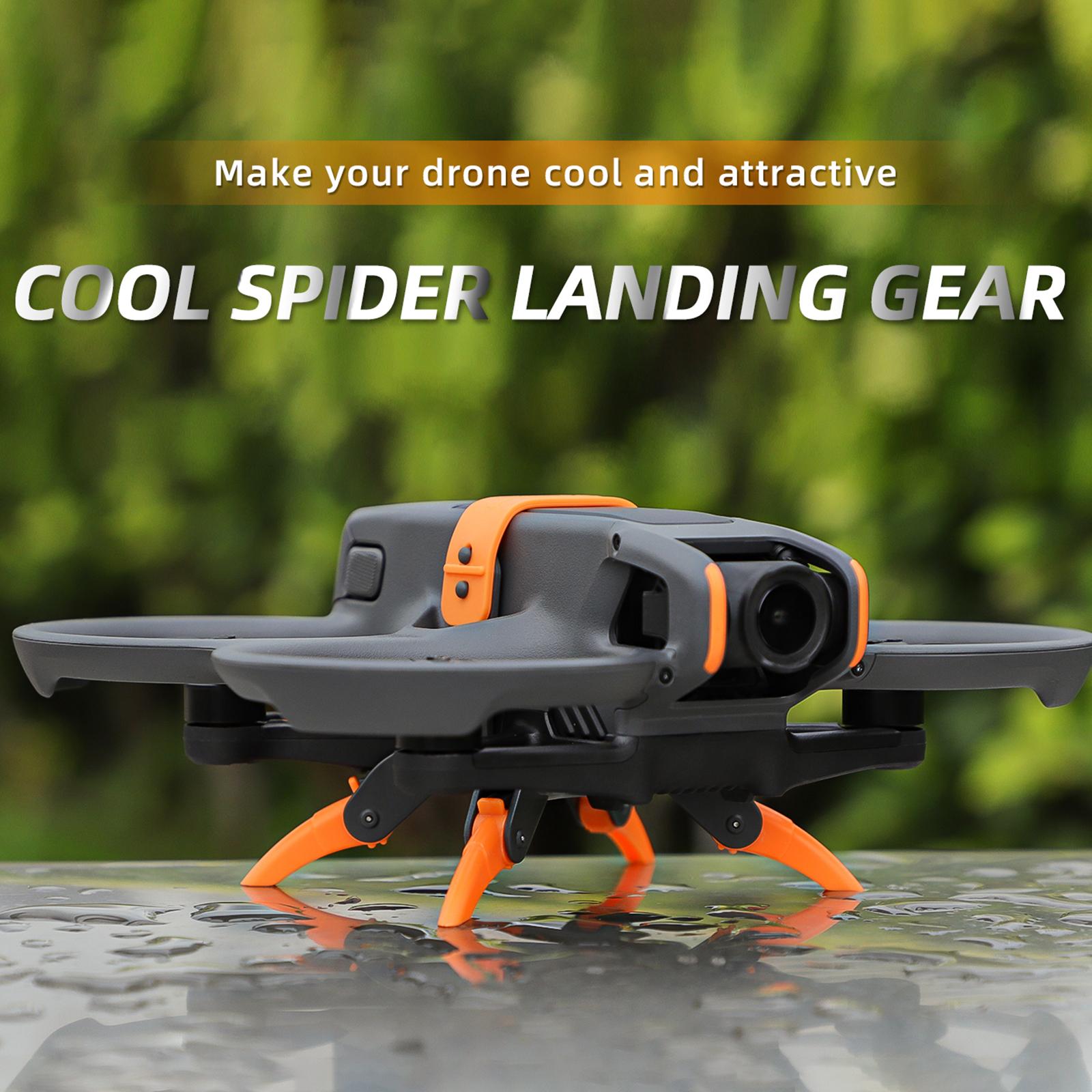 

Для DJI Avata 2 Landing Gear Складні подовжувачі Spider Legs Анти-зіткнення Висота Подовжена ніжка для DJI Avata 2 Drone Аксесуар помаранчевий