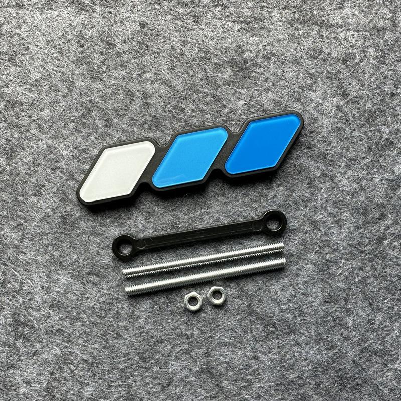 Tre-farget 3-gitter-emblem for Toyota for Tacoma 4Runner Tundra Highlande Modifisert dekorativ stripe av luftinntaksgitter