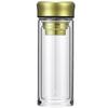 TAIC Double-Layer Glass Tea Cup with Titanium Infuser