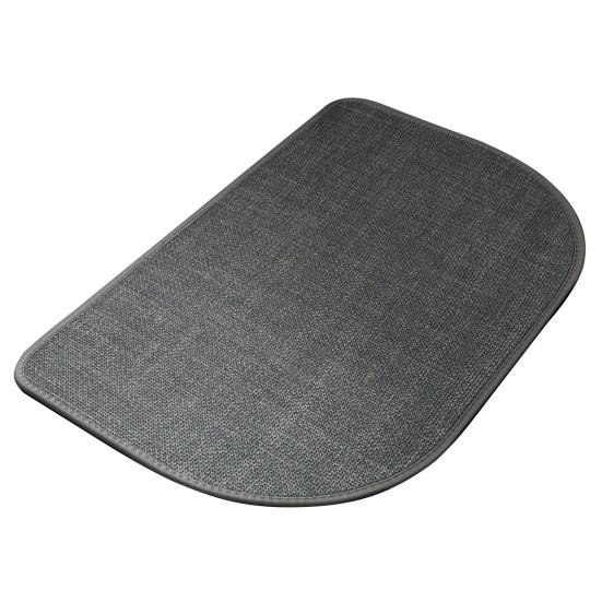 Non-Slip Bathroom Carpet Mat Semi-circular Rubber Backing Quick-Drying Absorbent Ultra-Thin