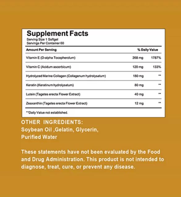 Docteat Vitamin E 268mg (400 IU) Softgels - Powerful Antioxidant Supplement for Immune, Skin & Heart Health Support (60 Softgels)