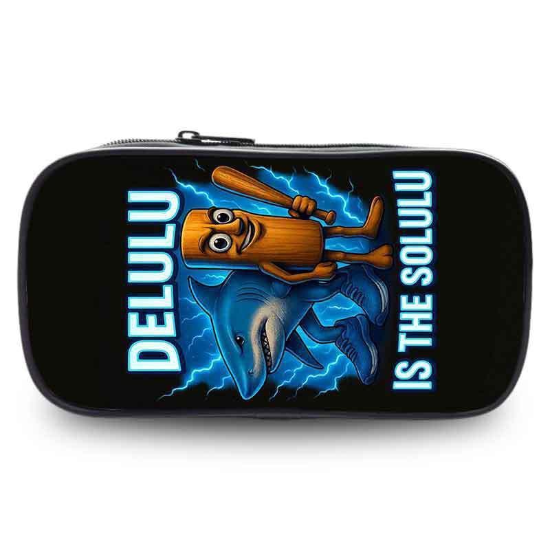 Kids Cartoon Pencil Case Elementary School Students Oxford Fabric Stationery Bag Durable Cute Design
