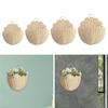 Faux Rattan Wall Hanging Storage Basket, Multipurpose Decorative Flower Handmade