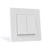 100V-250V 10A European Standard 2 Gang 1 Way 3 Way Wall Light Switch Electrical On Off Button Switch