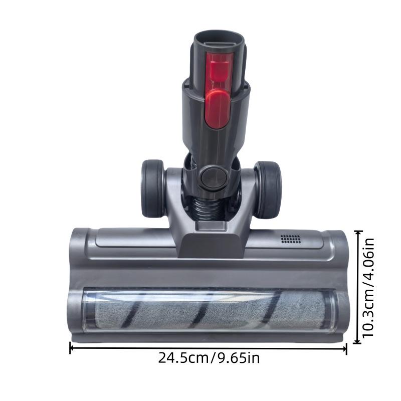 Compatible Dyson Optical Dust Detection Floor Brush - Soft Velvet Suction Head for V7, V8, V10, V11, and V15 Vacuums