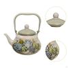 Enamel Tea Kettle for Stovetop Vintage Gift with Handle Water Coffee Pot Restaurant Party