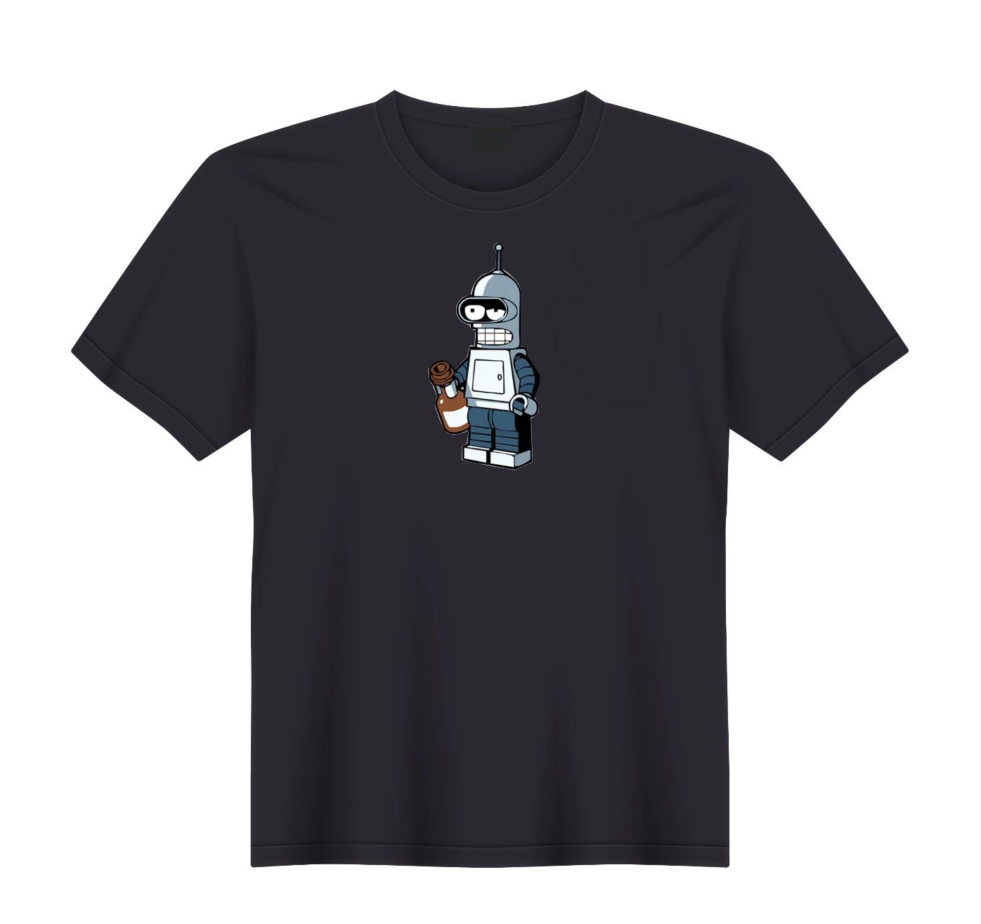 Футболка Bender Robot Futurama Пиво НОВАЯ S, M, L, XL M