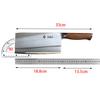 7.4 Inch Chopper Knife 9Cr18MoV Steel Blade Wood Handle Sharp Chef Cleaver Slicing Butcher Kitchen Knives Meat And Poultry Tools