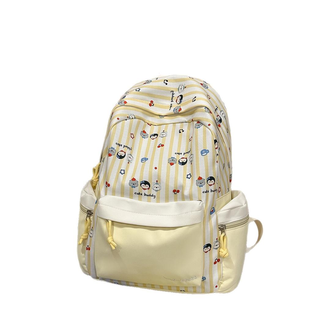 Schoolbag new schoolbag Japanese literary cute backpack junior high school students lightweight travel backpack Yamashita Yusatsu backpack
