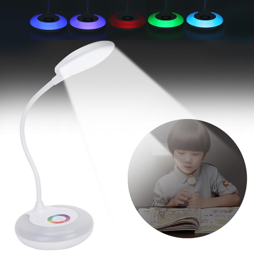 Soft Light Color Changing Lamp Dimmable Touch Control Night Light Ambient Light Desktop Lighting