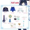 Yelan Cosplay Costume Wig Game   Yelan Cosplay Clothes Ye Lan Liyue Hydro Jumpsuit Wig Halloween Costumes for Women