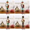 Factory Direct 30cm Nutcracker Puppet Soldier Decoration Creative Decoration Gift Spot Asuit Sword