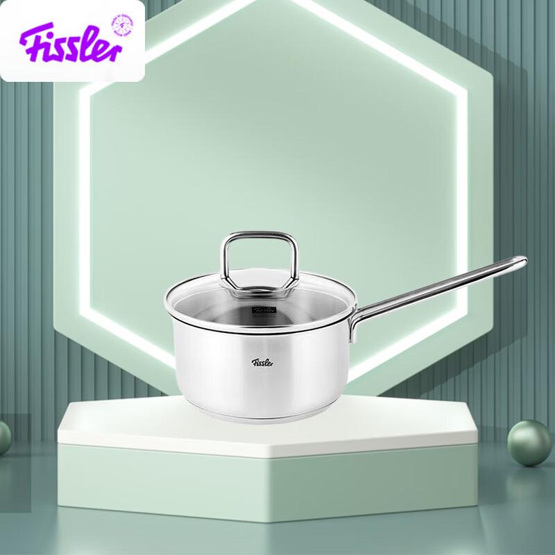 

Fissler Joy 16cm Stainless Steel Single Handle Soup Pot with Glass Lid