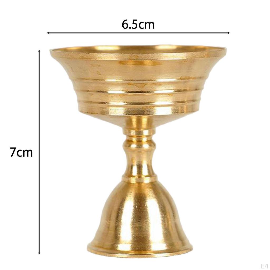 Ghee Lamp Butter Holder Candle Stand Auspicious Oil for Dinner