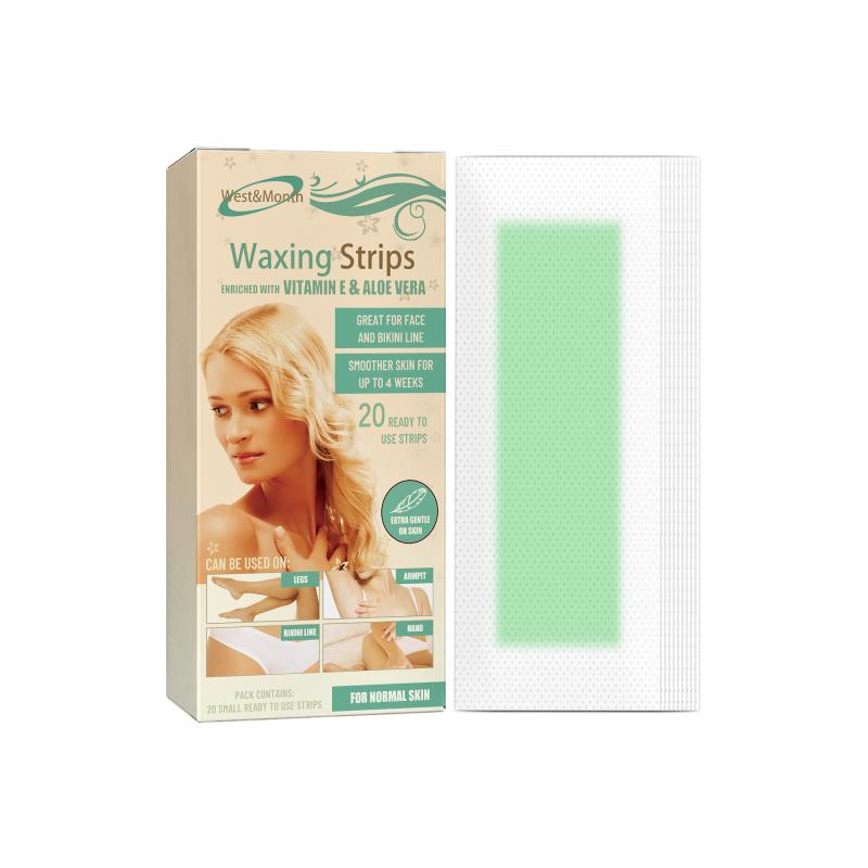 Hair Removal Wax Strips Quick Gentle Hair Removal No Dark Spots Waxing Strips For Legs Arms Underarms Face Easy Use