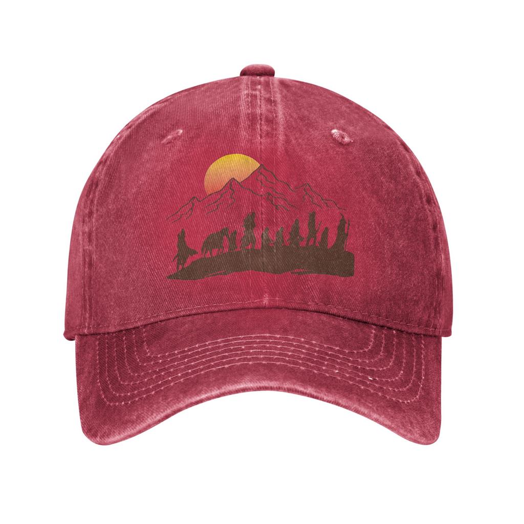 Washed Baseball Cap LLords Of The RRings Summer Hip Hop Hats For Men Women The Fellowship Streetwear Running Baseball Caps