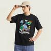 Li Ning Sports Lifestyle Series Summer T-Shirt Simple Comfortable Round Neck Pullover Letter Print Versatile Casual Short Sleeve T-Shirt ATSW291-5