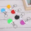 6pcs Bag Keychain Design Table Tennis Keychain Bag Hangings Sports Keyring  For Backpack