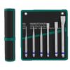Heavy Duty 6PCS Flat Roll Pin Punch Tool Set Alloy Steel Chisel Cone Punch for Precision Industrial Repair Tasks