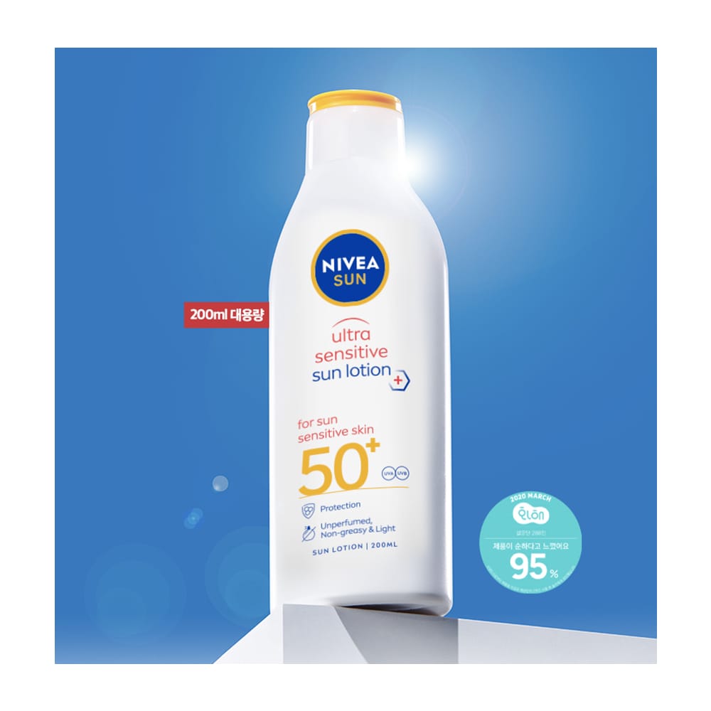 

Nivea Sun Derma Ultra Sensitive Skin Солнцезащитный лосьон для кожи 200 мл