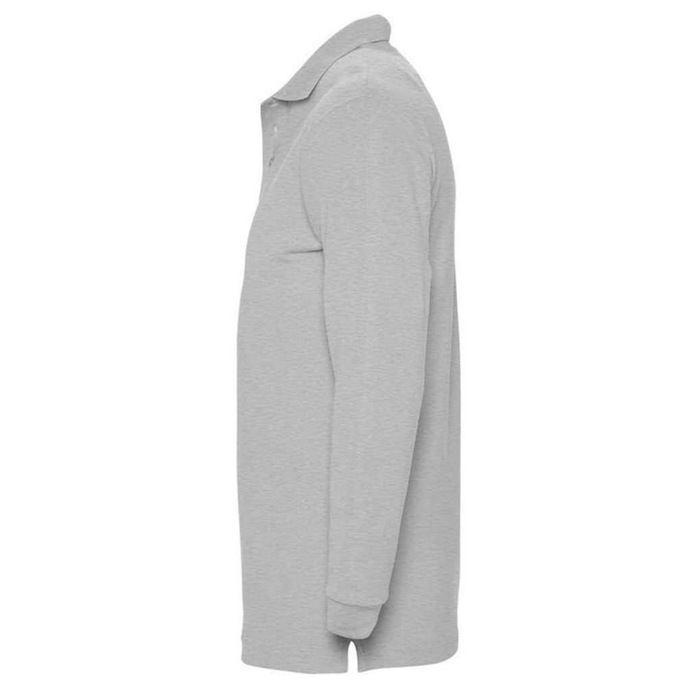 Mens Winter II Melange Long-Sleeved Polo Shirt